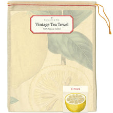 Load image into Gallery viewer, CAVALLINI &amp; Co. 100% Natural Cotton Tea Towel - Citrus