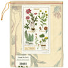 CAVALLINI & Co. 100% Natural Cotton Tea Towel - Herbarium