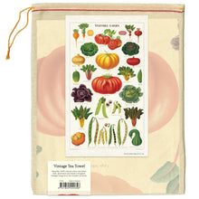 Load image into Gallery viewer, CAVALLINI &amp; Co. 100% Natural Cotton Tea Towel - Vegetable Garden