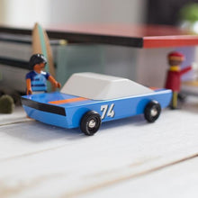 Load image into Gallery viewer, CANDYLAB Blu74 Racer Wooden Toy Racing Car