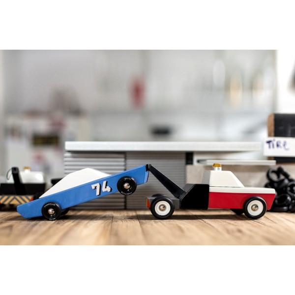 Load image into Gallery viewer, CANDYLAB Blu74 Racer Wooden Toy Racing Car