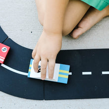 Load image into Gallery viewer, CANDYLAB Candycar Blue Racer R376 Wooden Toy Car