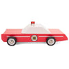 CANDYLAB Fire Chief Wooden Toy Car