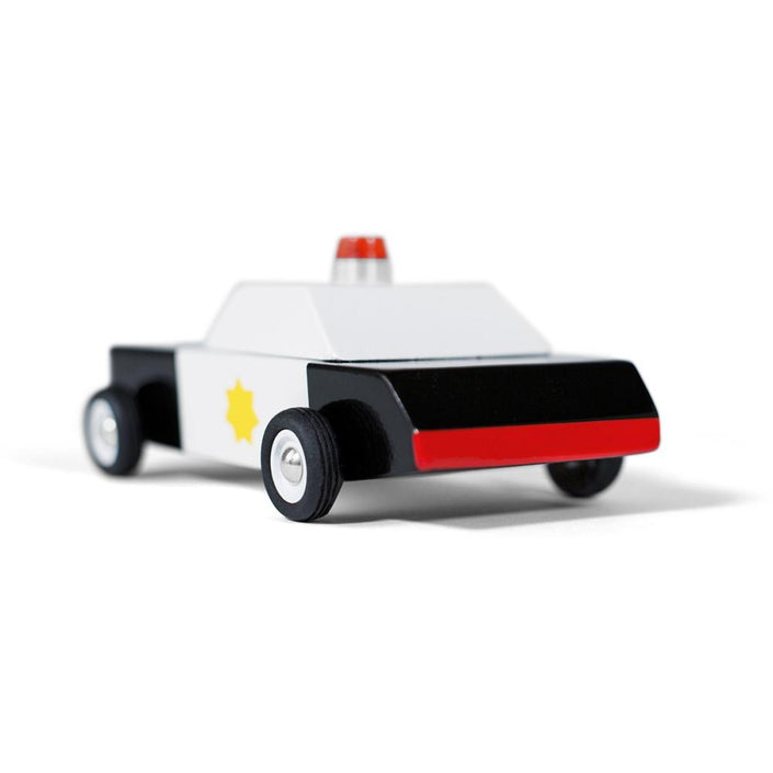 CANDYLAB Mini Single - Police Wooden Toy Car