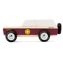 Load image into Gallery viewer, CANDYLAB Sheriff Toy Car side view