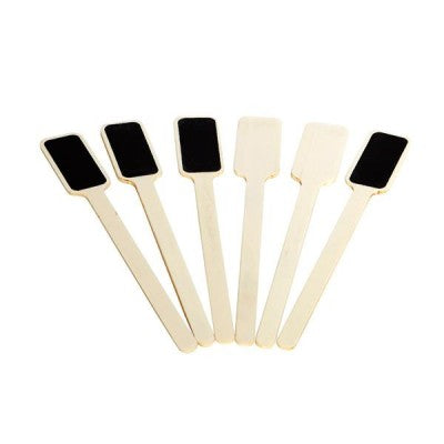 IVORY HOUSE BlackBoard Herb Stake Labels / Place Setting Tags Pack 6