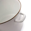 BAREBONES Enamel Stock Pot - Eggshell White