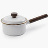 BAREBONES Enamel Saucepan - Eggshell White