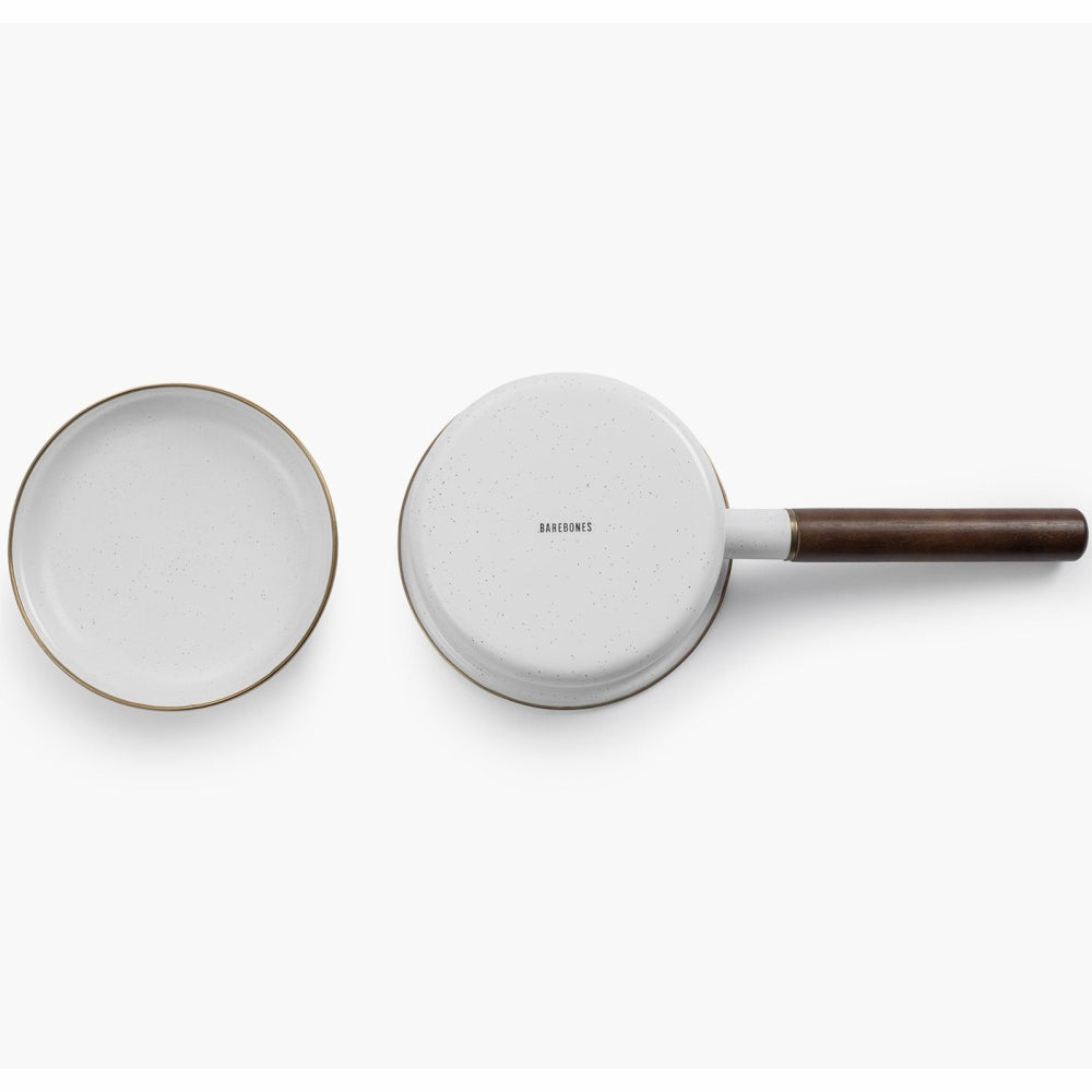 Load image into Gallery viewer, BAREBONES Enamel Saucepan - Eggshell White