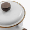 BAREBONES Enamel Saucepan - Eggshell White