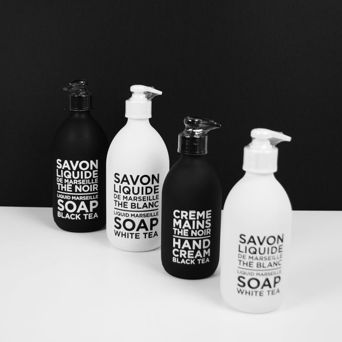 COMPAGNIE DE PROVENCE Liquid Soap 500ml & Hand Cream 300ml Duo - Black Tea