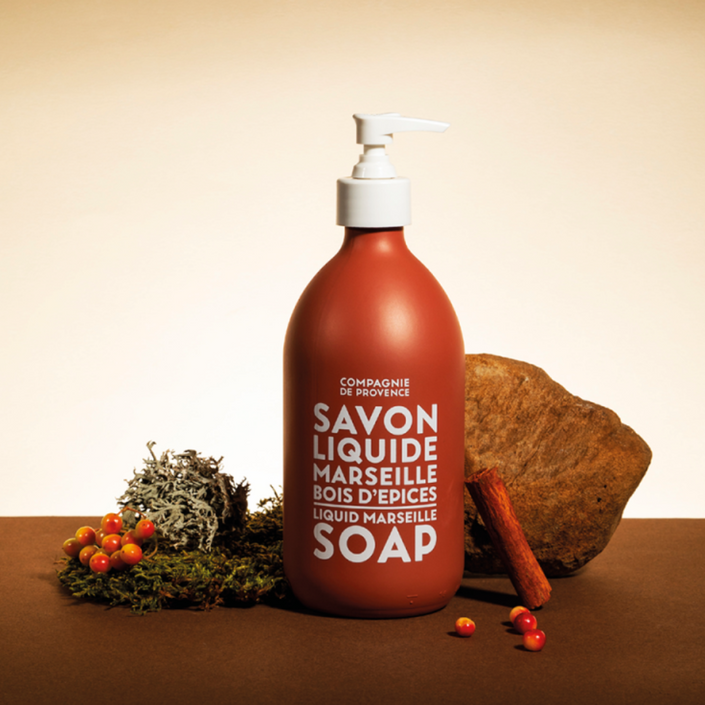 COMPAGNIE DE PROVENCE Liquid Marseille Soap 495ml - Woods & Spices