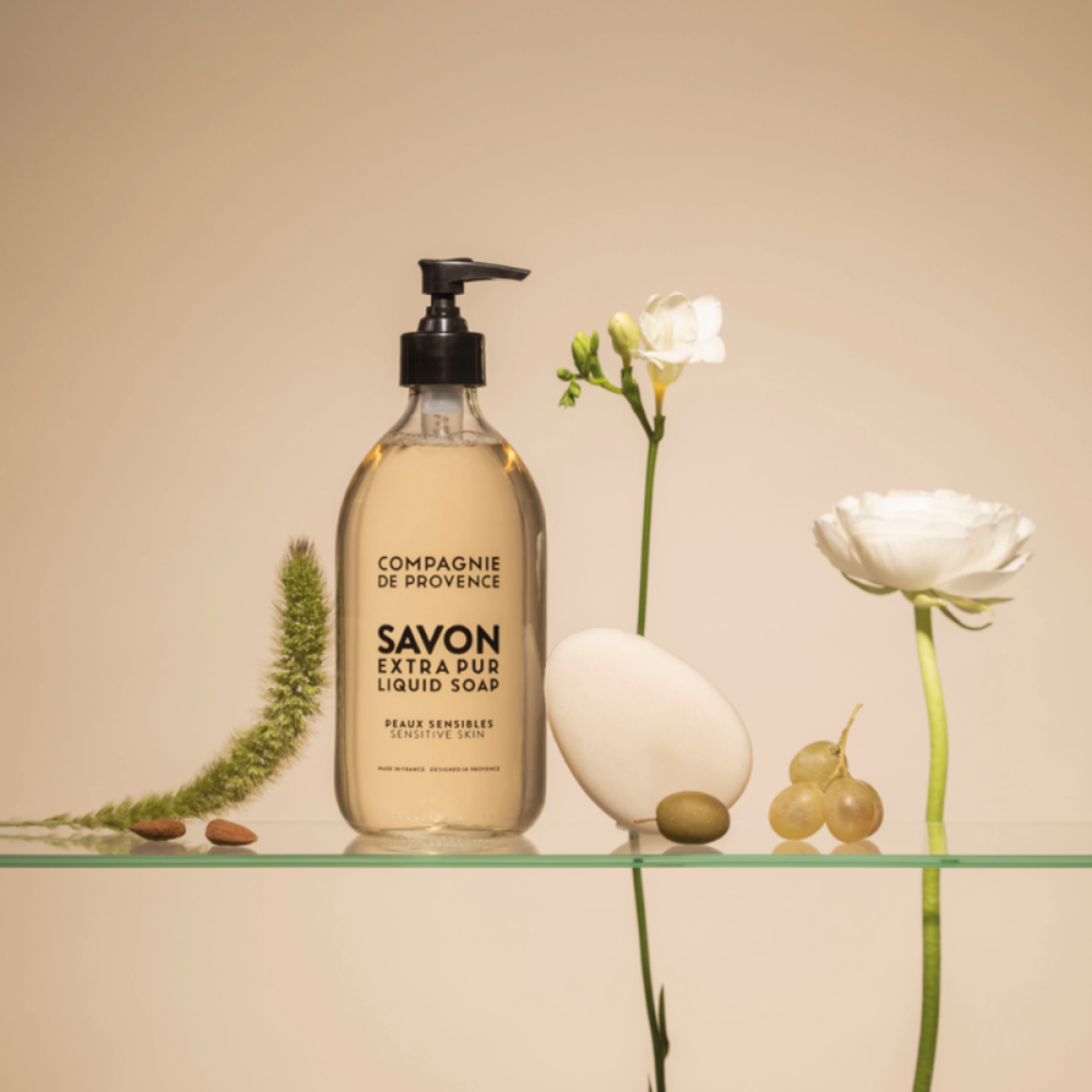 Load image into Gallery viewer, COMPAGNIE DE PROVENCE Soothing Marseille Liquid Soap 495ml - Sensitive Skin