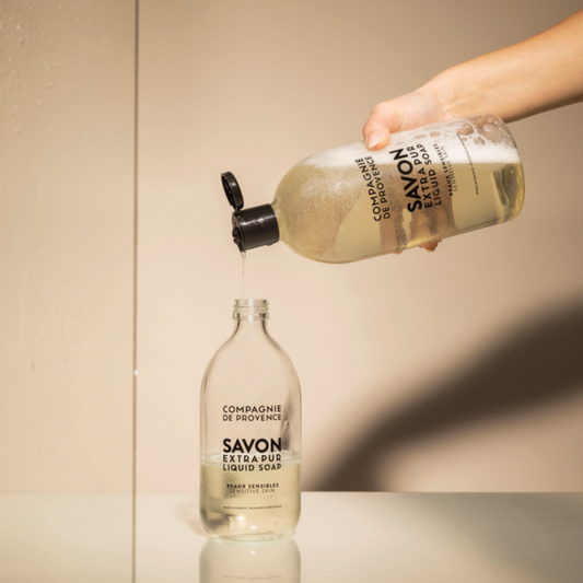 COMPAGNIE DE PROVENCE Soothing Marseille Liquid Soap Refill, 1L - Sensitive Skin