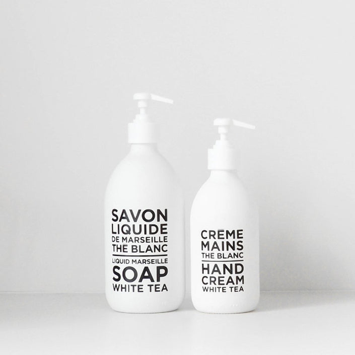 COMPAGNIE DE PROVENCE Liquid Soap 500ml & Hand Cream 300ml Duo - White Tea