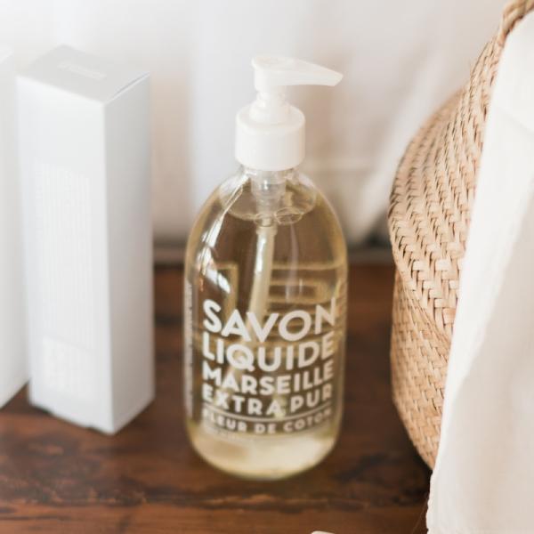 Load image into Gallery viewer, COMPAGNIE DE PROVENCE Extra Pur Liquid Soap 500ml - Cotton Flower