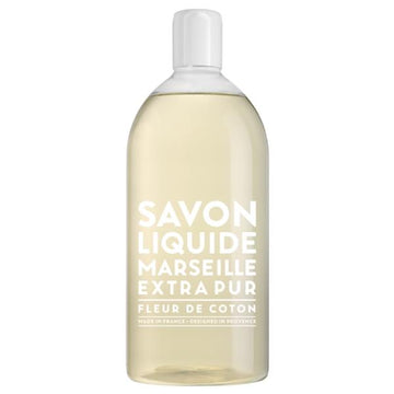 COMPAGNIE DE PROVENCE Extra Pur Liquid Soap Refill, 1 Litre - Cotton Flower