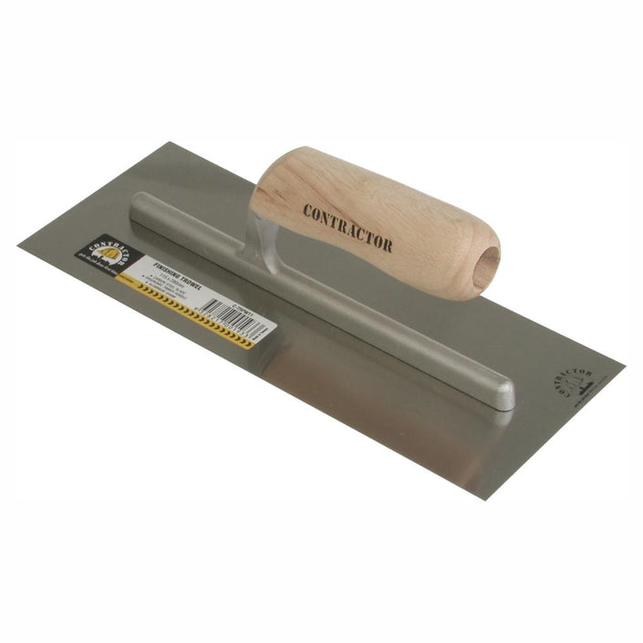 CONTRACTOR Timber Handle Square Plaster Finishing Trowel - 280mm