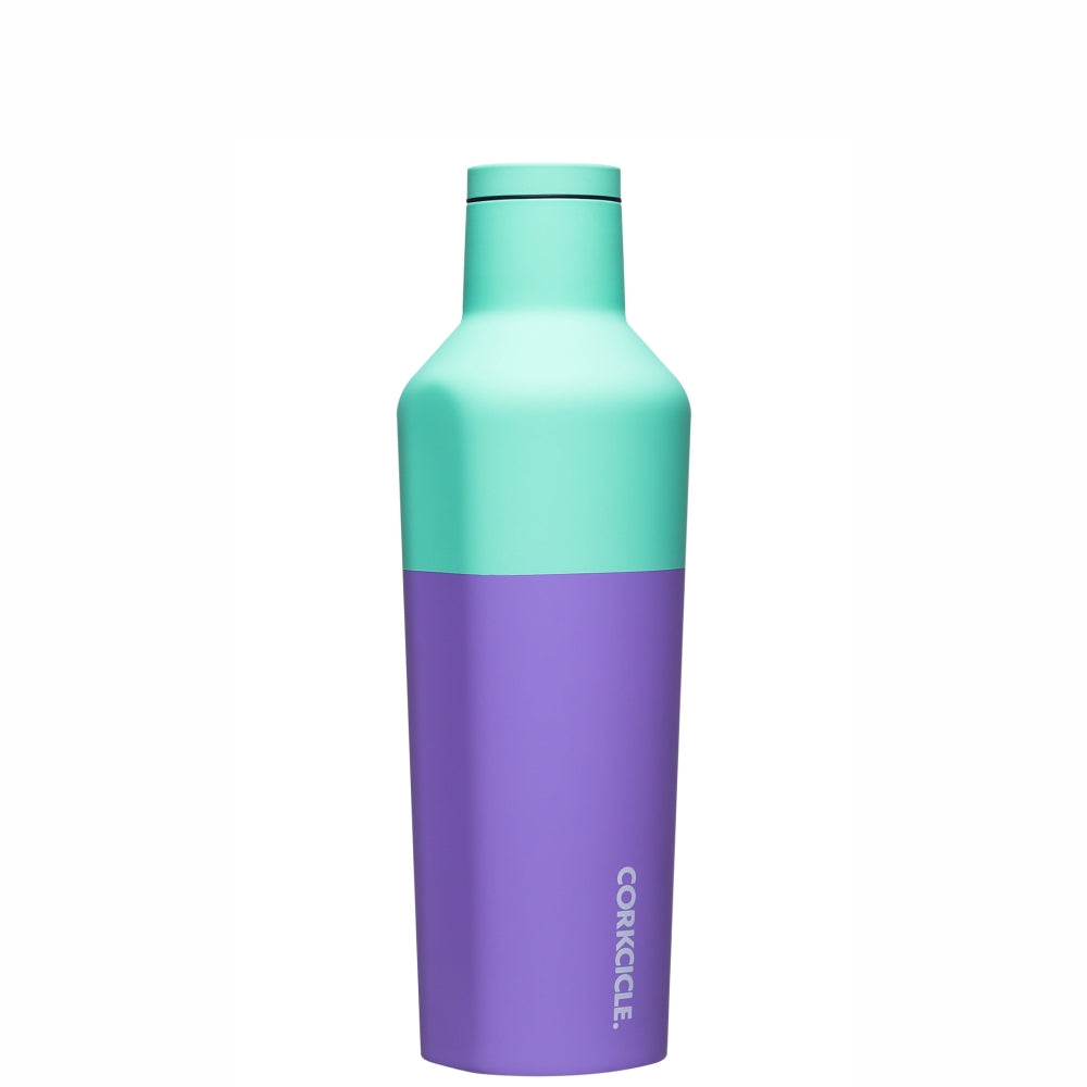 CORKCICLE Stainless Steel Insulated Water Bottle 16oz (470ml) - Colour Block Mint Berry **CLEARANCE**