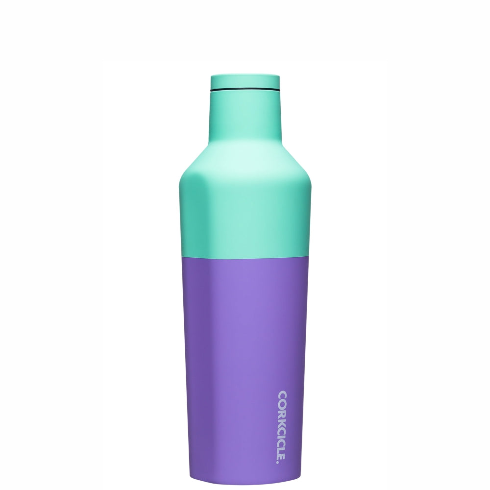 Load image into Gallery viewer, CORKCICLE Stainless Steel Insulated Water Bottle 16oz (470ml) - Colour Block Mint Berry **CLEARANCE**