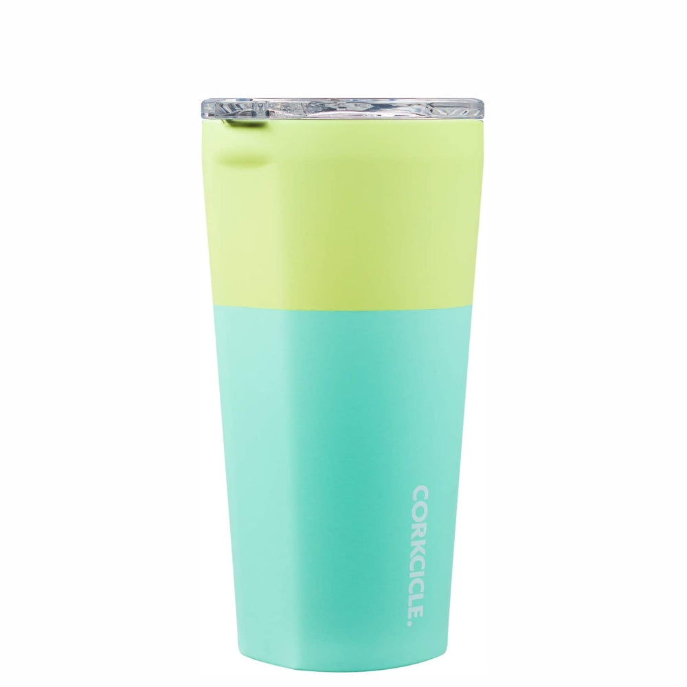 CORKCICLE *Exclusive* Stainless Steel Insulated Tumbler 16oz (475ml) - Colour Block Limeade