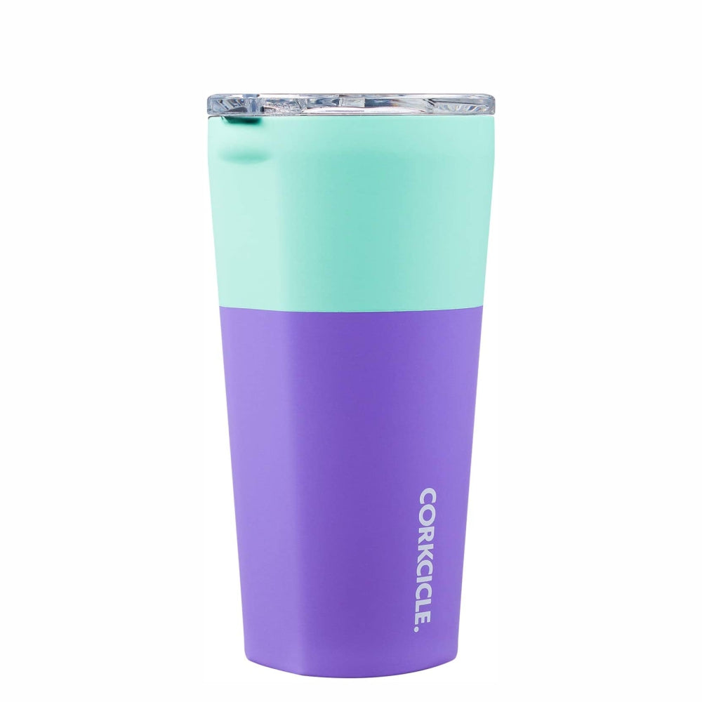 Load image into Gallery viewer, CORKCICLE Stainless Steel Insulated Tumbler 16oz (475ml) - Colour Block Mint Berry **CLEARANCE**