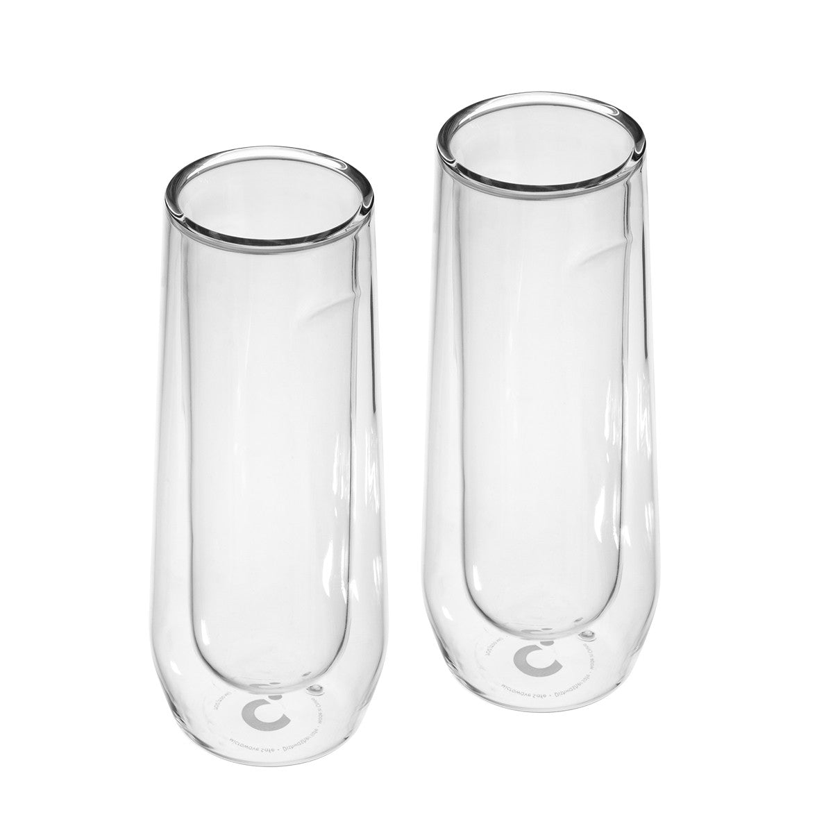 Load image into Gallery viewer, CORKCICLE Double Walled Cup Flute Glass (Pk Of 2) - Clear **CLEARANCE**