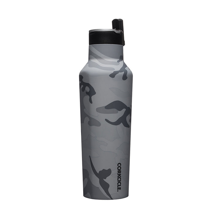 CORKCICLE Insulated Sports Canteen Bottle 20oz (600ml) - Grey Camo **CLEARANCE**