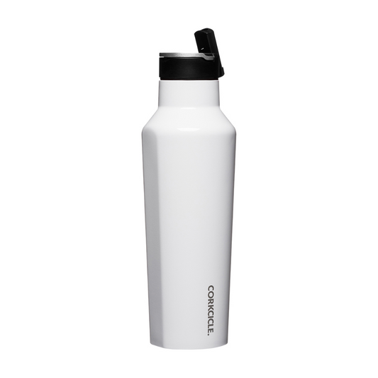 CORKCICLE Classic Sports Canteen 600ml Insulated Stainless Steel Bottle - White **Limited Stock**