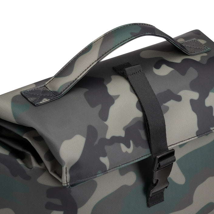 CORKCICLE Cooler Bag Nona Roll-Top - Woodland Camo Lunch Bag **CLEARANCE**