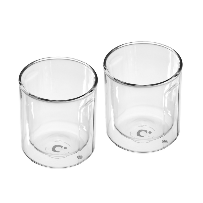 CORKCICLE Double Walled Rocks Glass Clear - Set of 2 **CLEARANCE**
