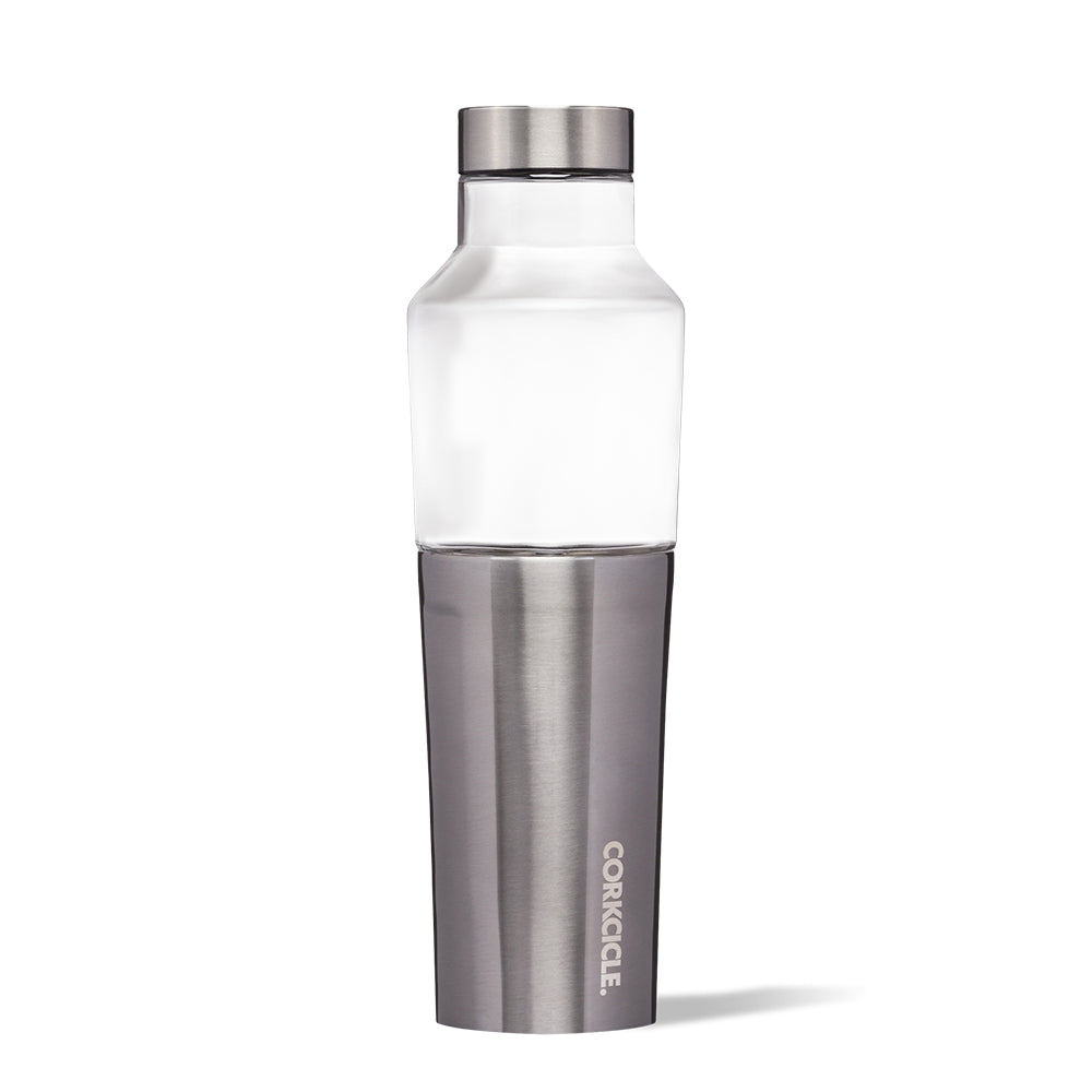 Load image into Gallery viewer, CORKCICLE Stainless Steel/Glass Hybrid Insulated Canteen 20oz (590ml) - Gunmetal **CLEARANCE**