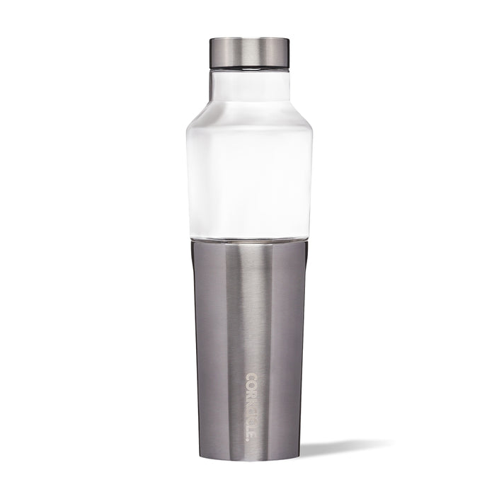 CORKCICLE Stainless Steel/Glass Hybrid Insulated Canteen 20oz (590ml) - Gunmetal