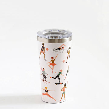 CORKCICLE x RIFLE PAPER CO. Stainless Steel Insulated Tumbler 16oz (475ml) - Sports Girls **Limited Stock**