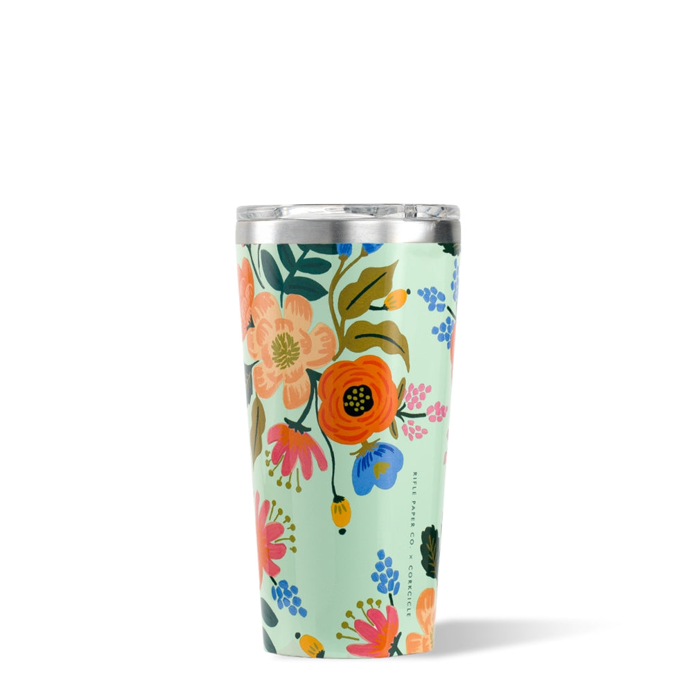 CORKCICLE x RIFLE PAPER CO. Stainless Steel Insulated Tumbler Mug 16oz (475ml) - Lively Floral