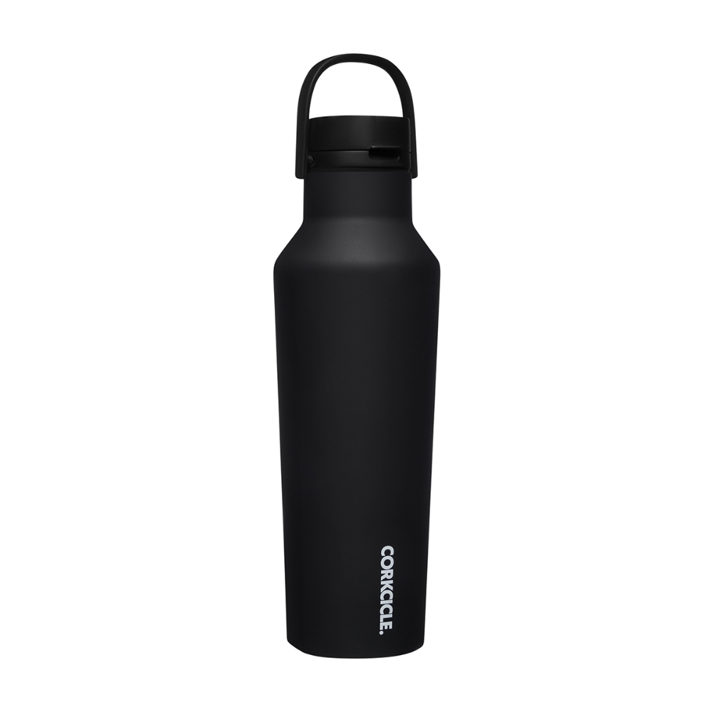 CORKCICLE Series A Sports Canteen 600ml Insulated Stainless Steel Bottle - Black