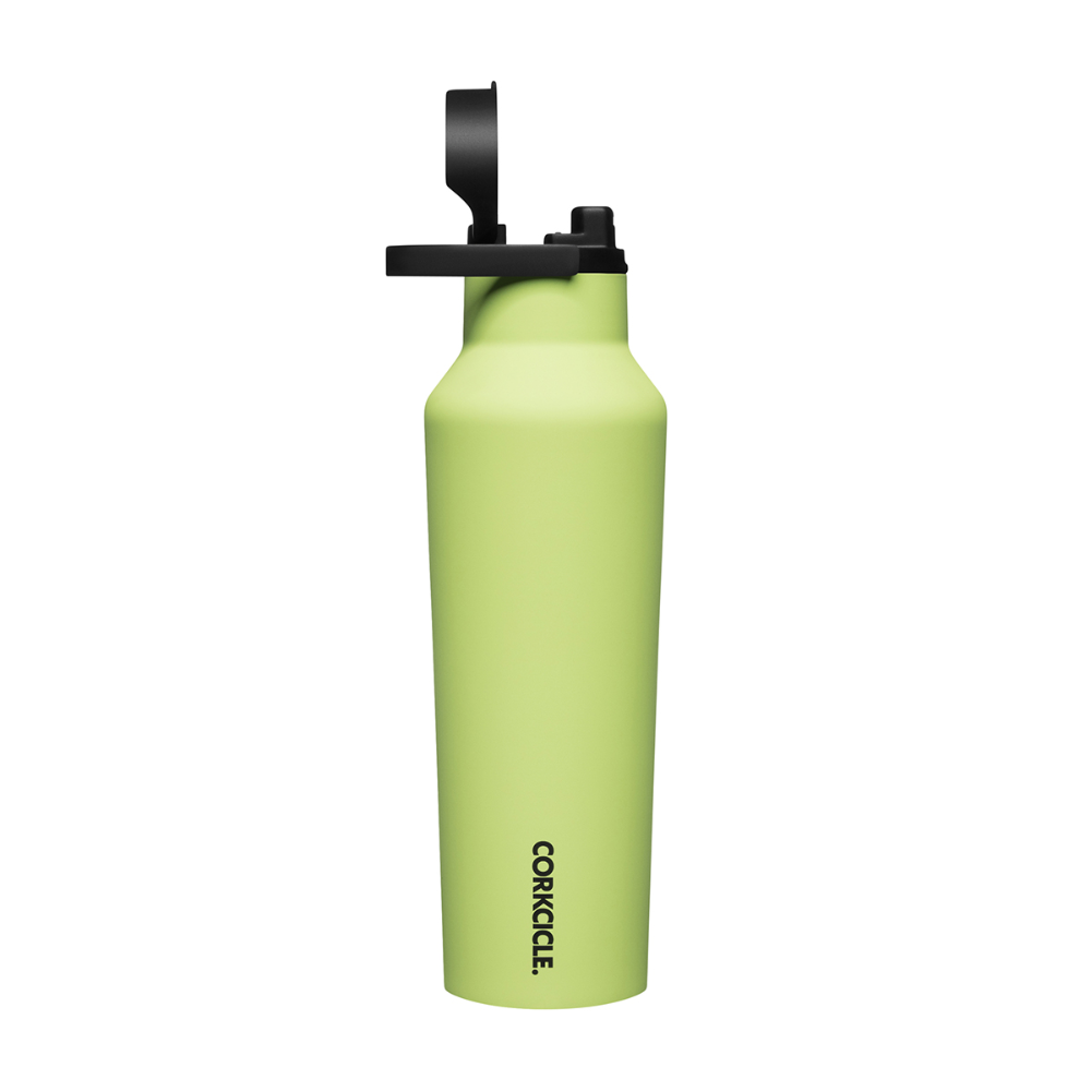 Load image into Gallery viewer, CORKCICLE Series A Sports Canteen 600ml Insulated Stainless Steel Bottle - Neon Lights Citron **CLEARANCE**