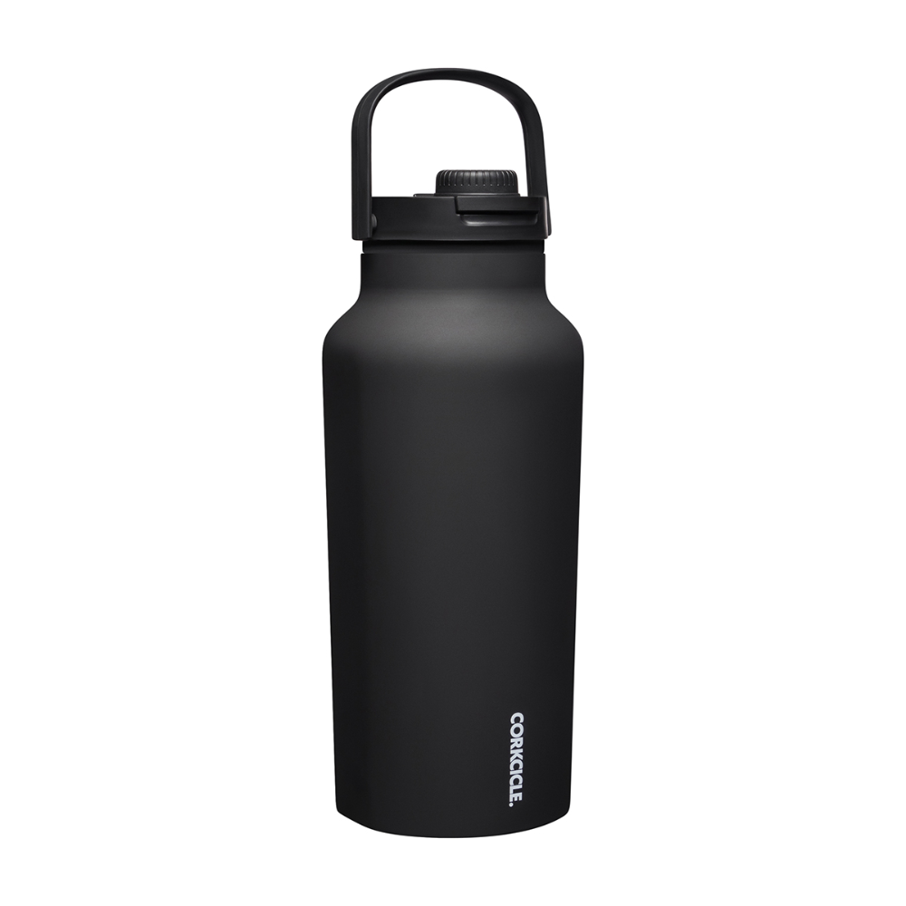 CORKCICLE Series A Sports Jug 1900ml Insulated Stainless Steel Bottle - Black **CLEARANCE**