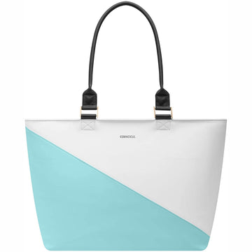 CORKCICLE Virginia Insulated Tote Cooler Bag - Turquoise Wedge **Limited Stock**