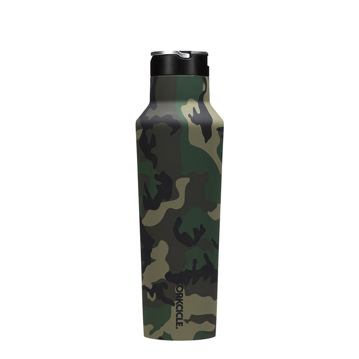 CORKCICLE Insulated Sports Canteen Bottle 20oz (600ml) - Woodland Camo