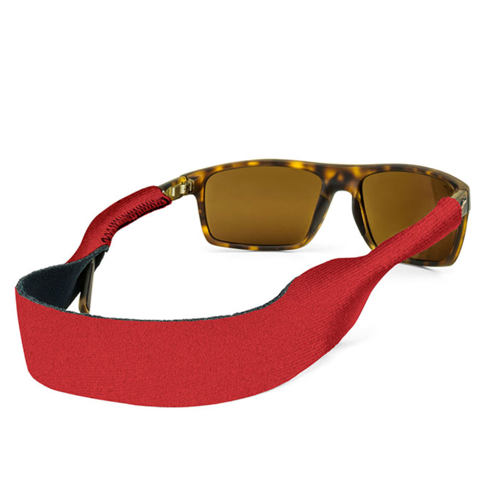 CROAKIES Basic Solid Sunglasses Strap XL Red