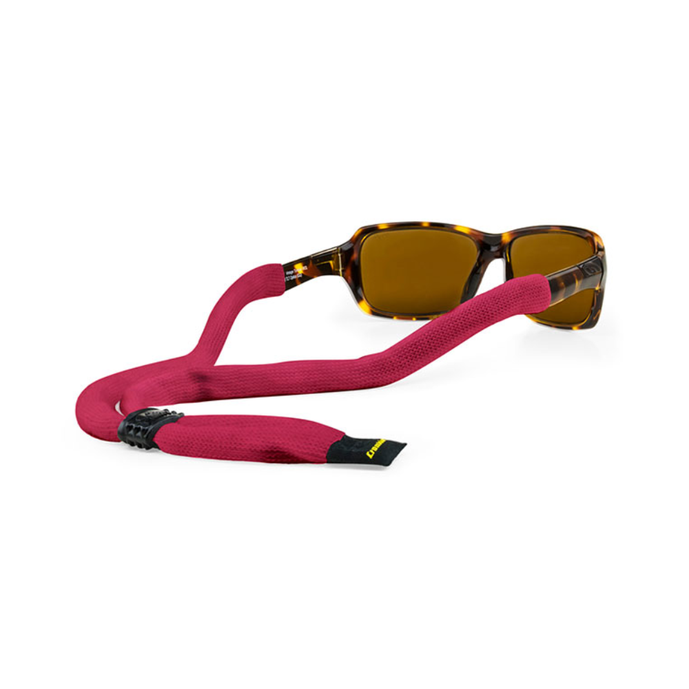 CROAKIES Suiter Cotton Sunglasses Strap - Red