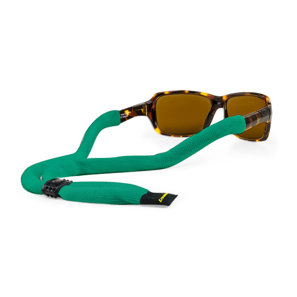 CROAKIES Suiter Cotton Sunglasses Strap XL - Green