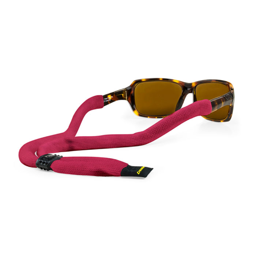 CROAKIES Suiter Cotton Sunglasses Strap XL - Red