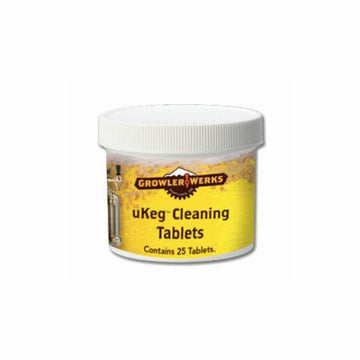 GROWLERWERKS uKeg Cleaning Tablets, 25pk