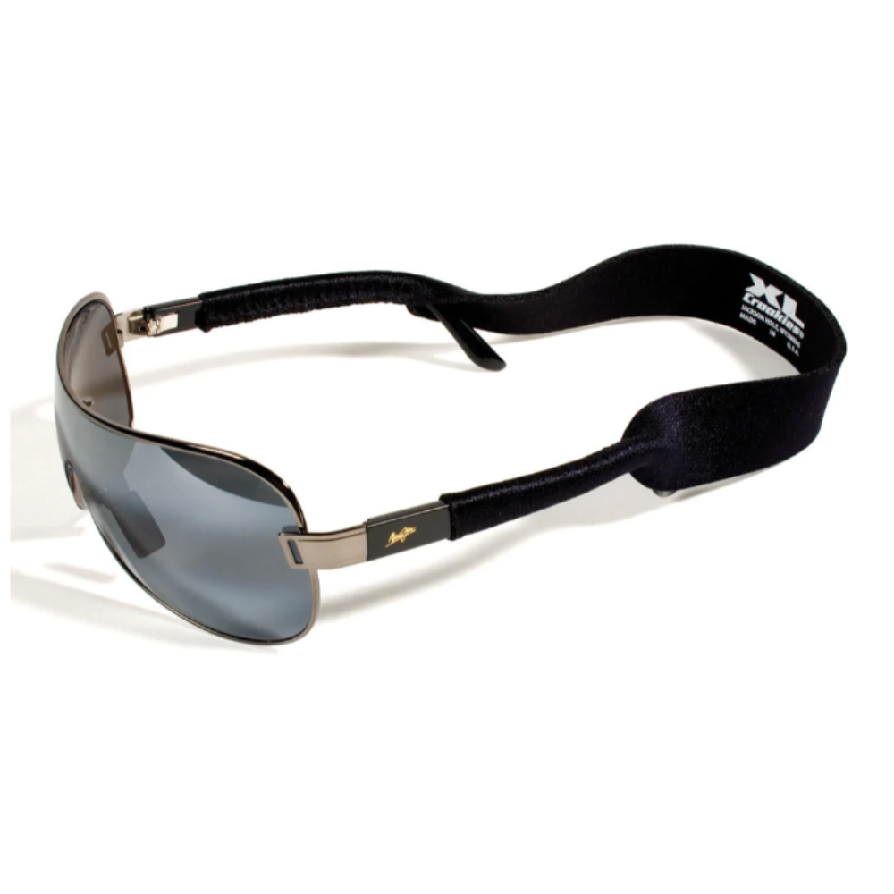 CROAKIES Basic Solid Sunglasses Strap XL - Black