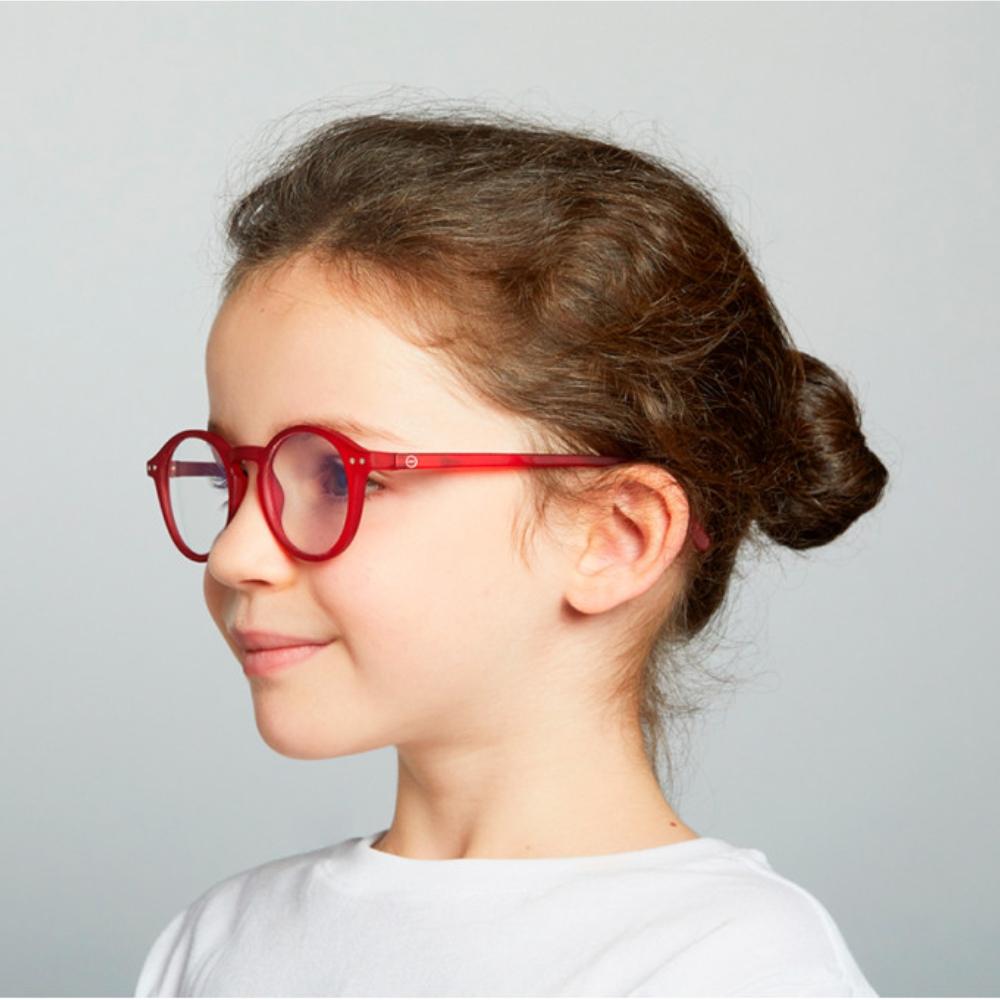 Load image into Gallery viewer, IZIPIZI PARIS SCREEN Glasses Junior Kids STYLE #D - Red (3-10 YEARS)