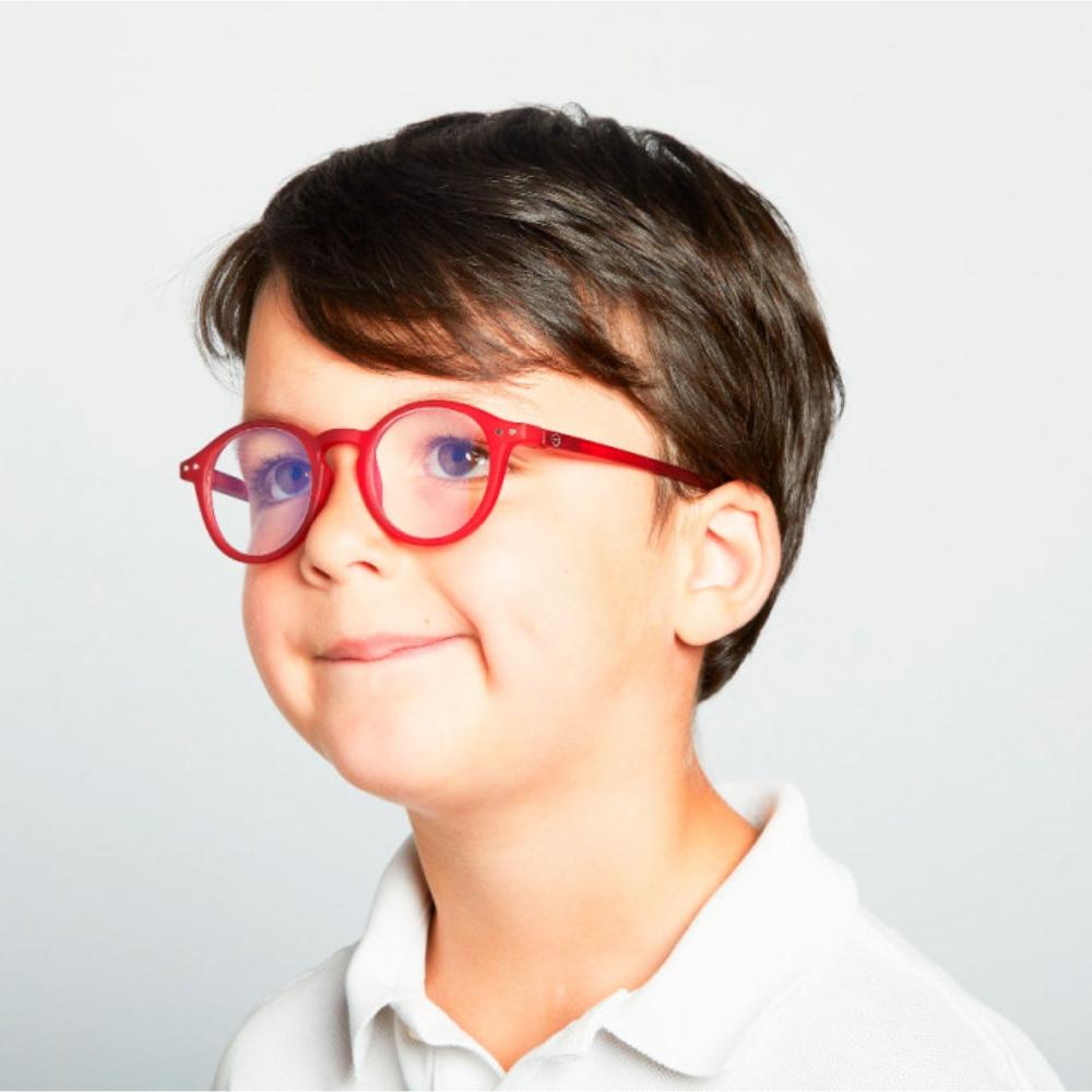 Load image into Gallery viewer, IZIPIZI PARIS SCREEN Glasses Junior Kids STYLE #D - Red (3-10 YEARS)