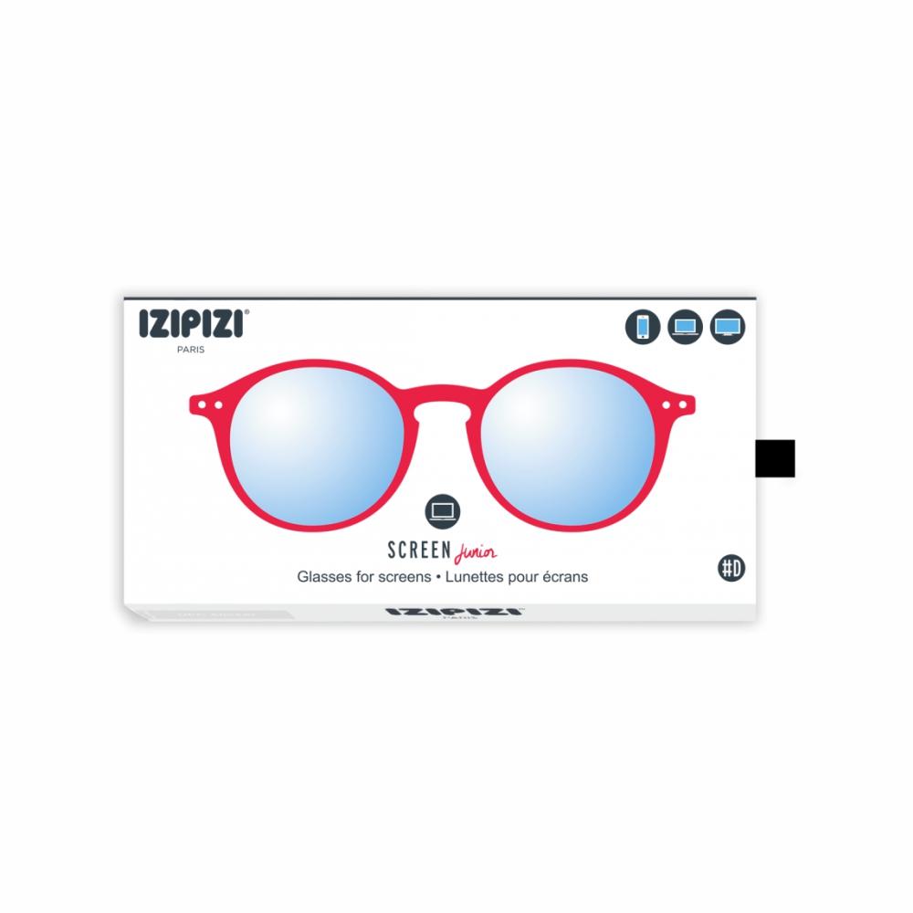 Load image into Gallery viewer, IZIPIZI PARIS SCREEN Glasses Junior Kids STYLE #D - Red (3-10 YEARS)