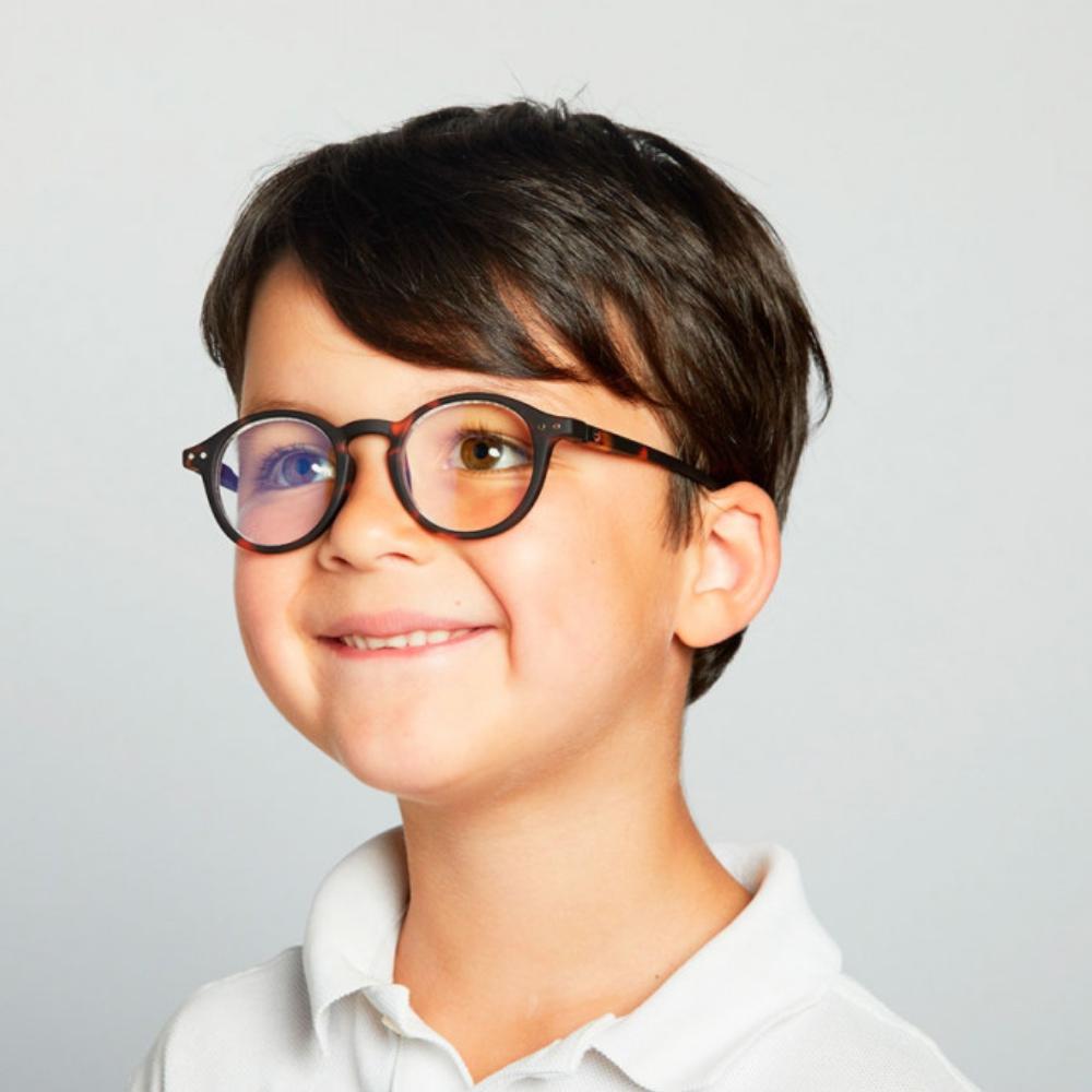 Load image into Gallery viewer, IZIPIZI PARIS SCREEN Glasses Junior Kids STYLE #D - Tortoise (3-10 YEARS)